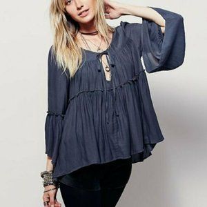 Free People Few Of My Favorite Things gray blouse